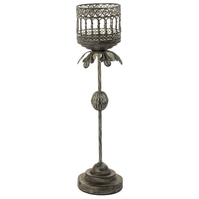 Chandelier en métal marron 13x13x51.5h