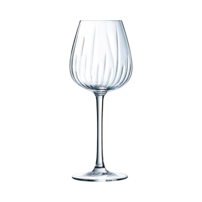 8 verres à pied en verre 35 cl