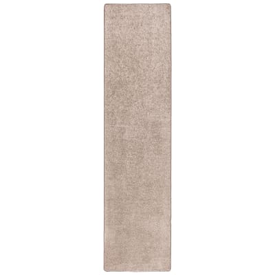 Tapis couloir uni taupe 80x320 cm