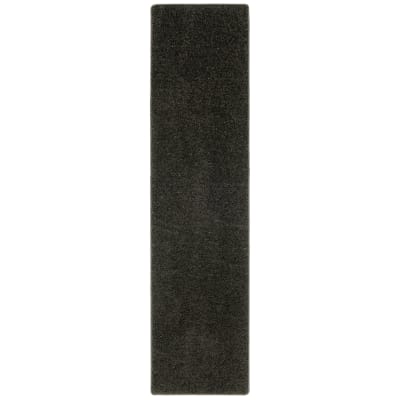 Tapis couloir uni noir 80x400 cm