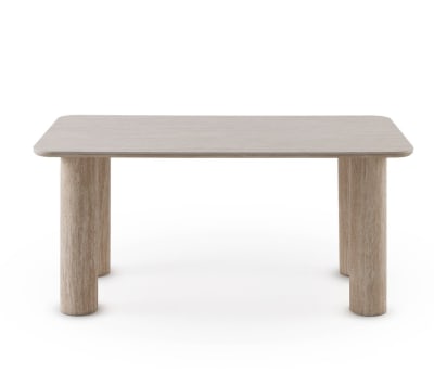 Table rectangulaire 200x100 avec plateau en céramique