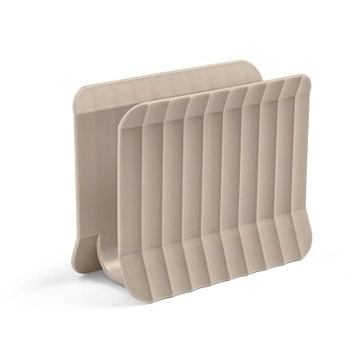 Porte-serviettes vertical en polypropylène gris mat