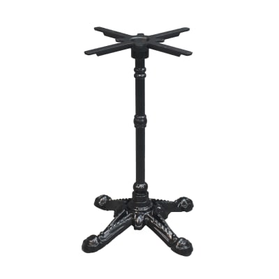 Pied de table en fonte noir 72 cm