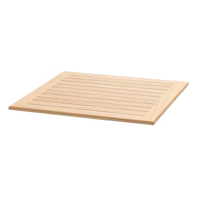 Plateau de table carré 70 x 70 cm en bois newport