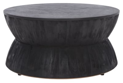 Tables basses en bayur bois & mdf okume, noir