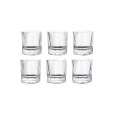 Boite de 6 verres malt 30 cl transparents / cristal