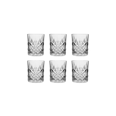 Boite de 6 verres gatsby 30 cl transparents / cristal