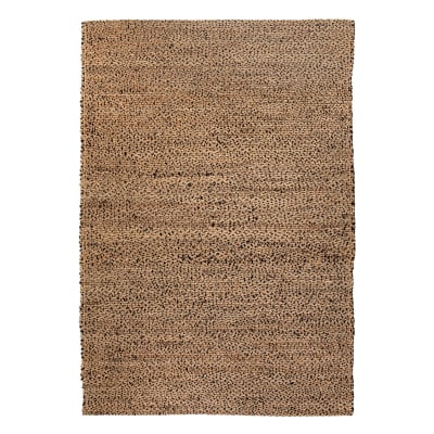 Tapis  en jute carbone 120 x 170 cm