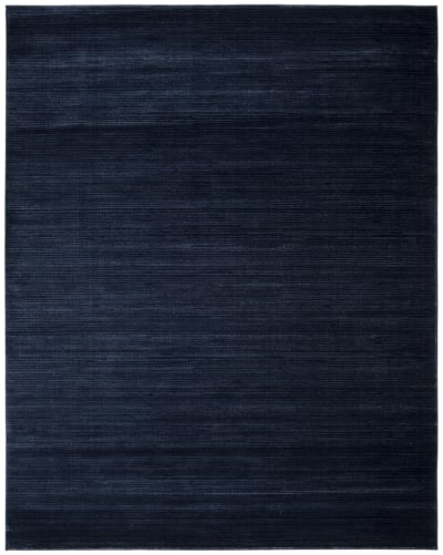Tapis solide et tonale en polypropylène bleu, 66 x 122 cm