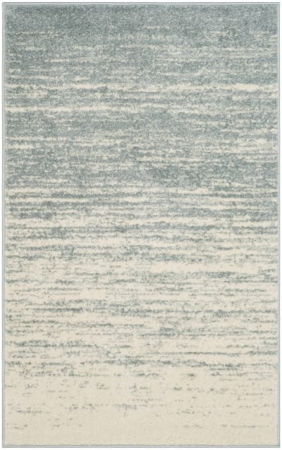 Tapis ombre moderne en polypropylène gris/beige, 122 x 183 cm