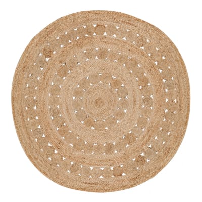 Tapis  en jute naturel diameter 120 cm