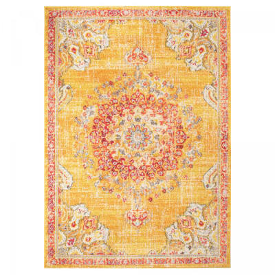 Tapis orient style 120x170 jaune, rouge
