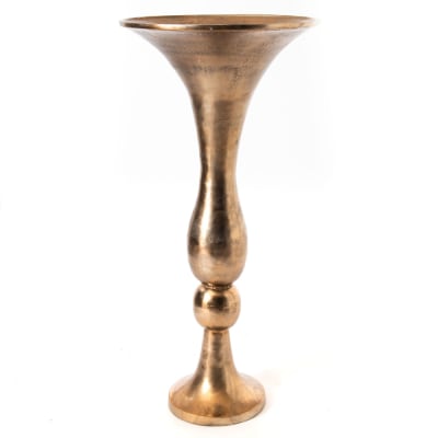 Vase sur pied en métal doré h129 cm royal or / doré