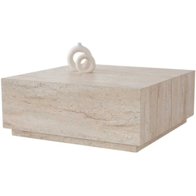 Table basse carré en aggloméré