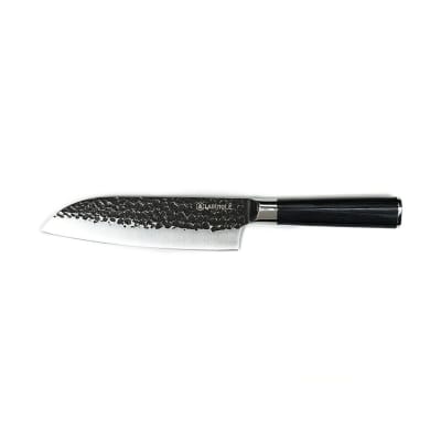Couteau santoku noir 32cm avec étui
