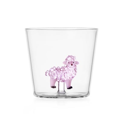Verres rose 8x8