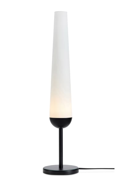 Lampe de table 1xG9 noire et blanc