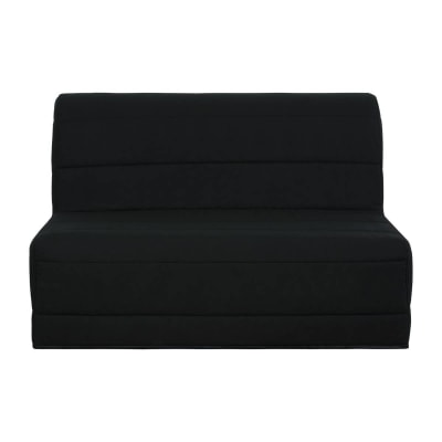 Banquette convertible bz 2 places pearl noir