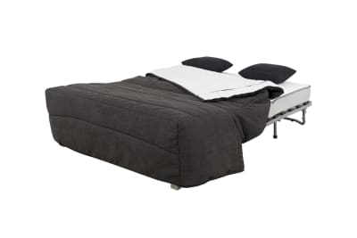 Banquette bz convertible 2/3 places tissu charbon