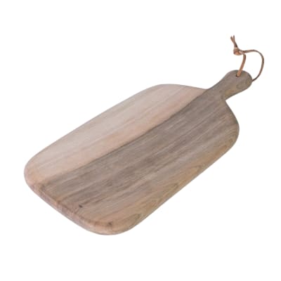 Planche à découper en bois d'oliver, pièce artisanale