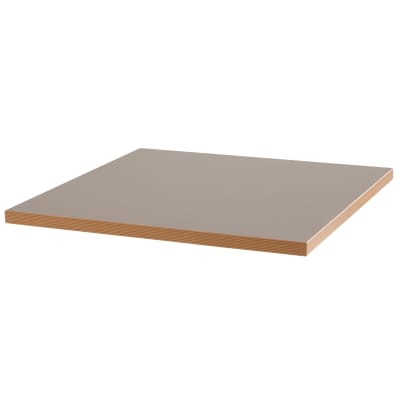 Plateau de table carré taupe 60cm