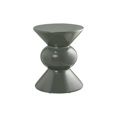 Table d'appoint en fibre de verre vert ø34 cm