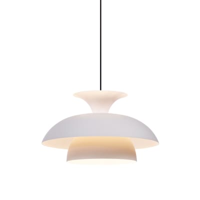 Suspension scandinave beige intérieur blanc