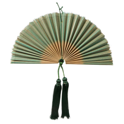 Décoration murale éventail bambou 70x60x3cm