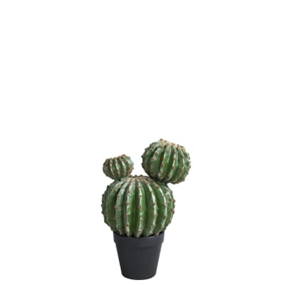 Cactus en pot artificiel vert h32