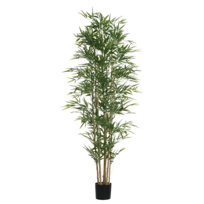 Bambou en pot artificiel vert h210