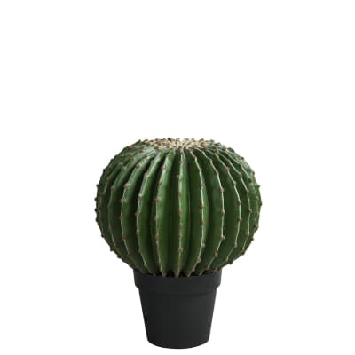 Cactus en pot artificiel vert h43