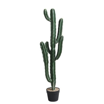 Cactus en pot artificiel vert h105
