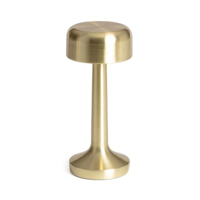 Lampe de table intérieur led métal doré d9cm