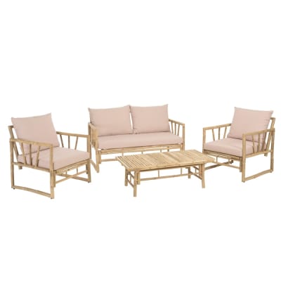 Canapé 2 places 2 fauteuils 1 table basse