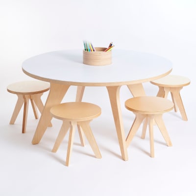 Ensemble Drawin’table® XXL + 4 tabourets – Table à dessin pour enfants