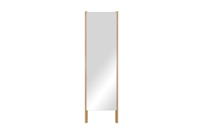 Miroir inclinable lun en chêne massif