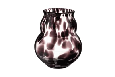 Vase en verre soufflé main 18 x 18 x 22 cm