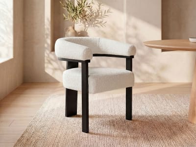 Chaise bois blanc