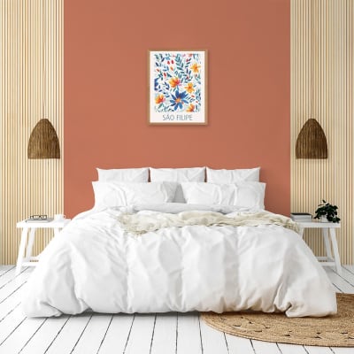 Kit de 20 moulures murales - demi-ronds - pin abouté - 20x(120x10cm)