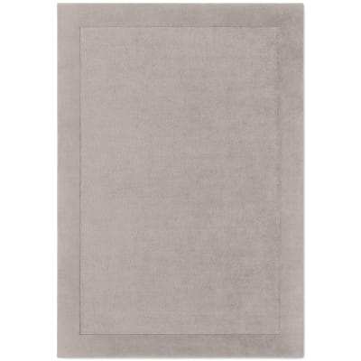 Tapis en laine tufté main gris - villeroy & boch 80x150cm