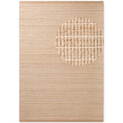 Tapis en jute structuré fait main - villeroy & boch 120x170cm