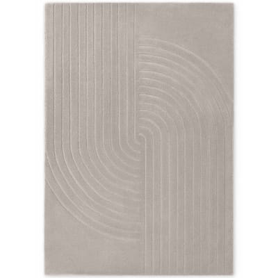 Tapis en laine tuftée main gris 200x300cm