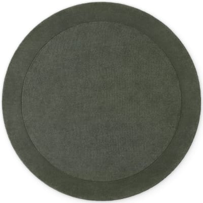 Tapis rond en laine tufté main vert - villeroy & boch 200cm