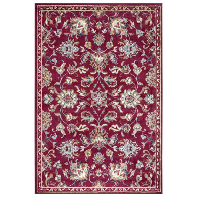 Tapis Persan aux motifs Fleuris Rouge 160x235cm