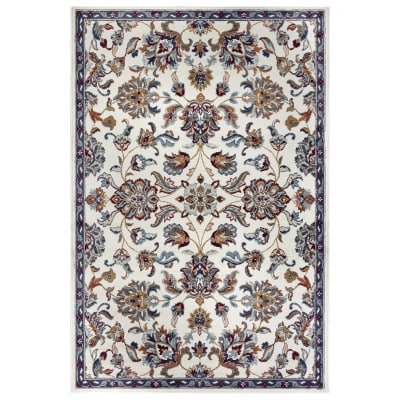 Tapis Persan aux motifs Fleuris Crème 120x170cm
