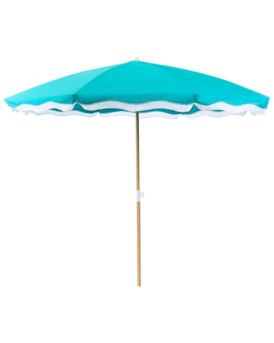 Parasol de jardin en tissu 232 cm turquoise bleu