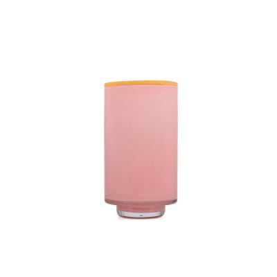 Vase multicolore en verre 12xh21,5cm