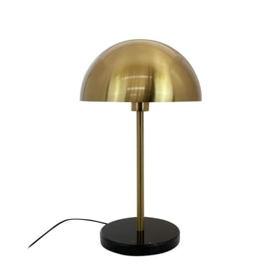 Lampe à poser en métal brass/marble
