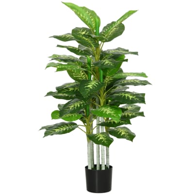 Plante artificielle calathea hauteur 120 cm pot ciment