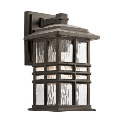 Applique murale lanterne bronze h.30 cm